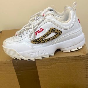 Size 5 Cheetah Filas